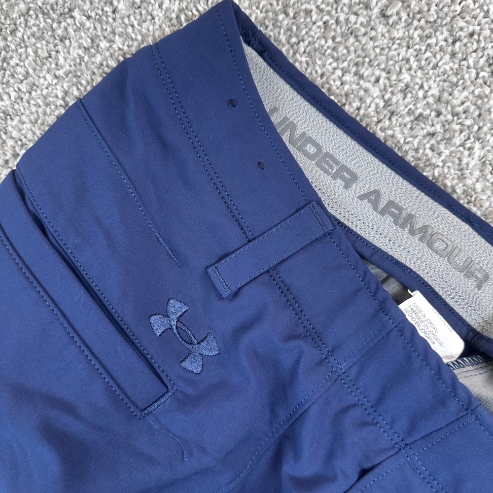 Under Armour Golf Shorts Mens 30 Navy HeatGear Loose Fit Preppy Matchplay New
